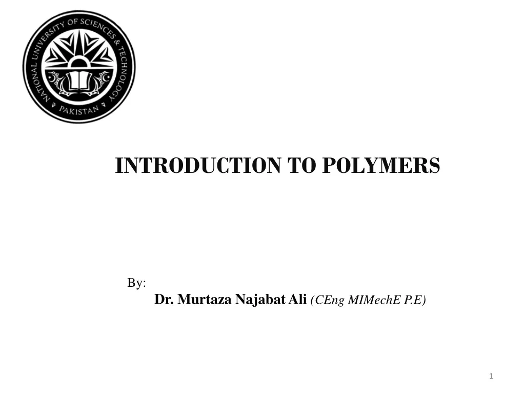 introduction to polymers