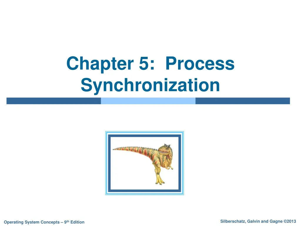 chapter 5 process synchronization