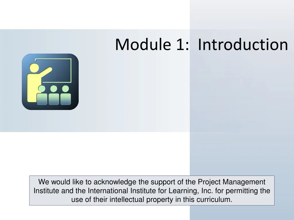 module 1 introduction