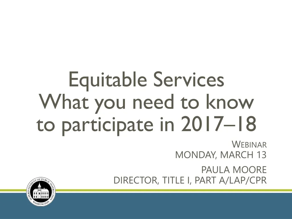 equitable services what you need to know to participate in 2017 18