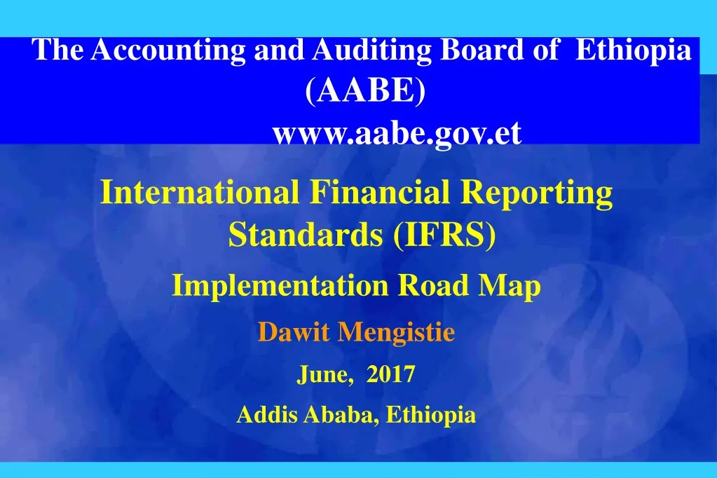 the accounting and auditing board of ethiopia