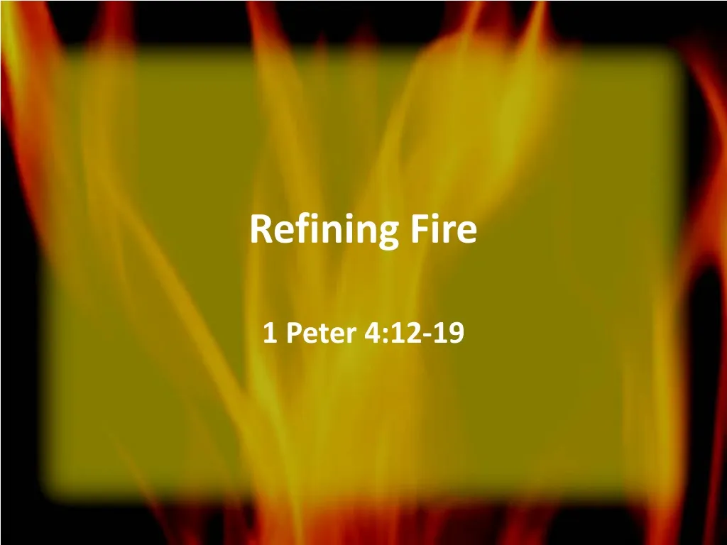 refining fire
