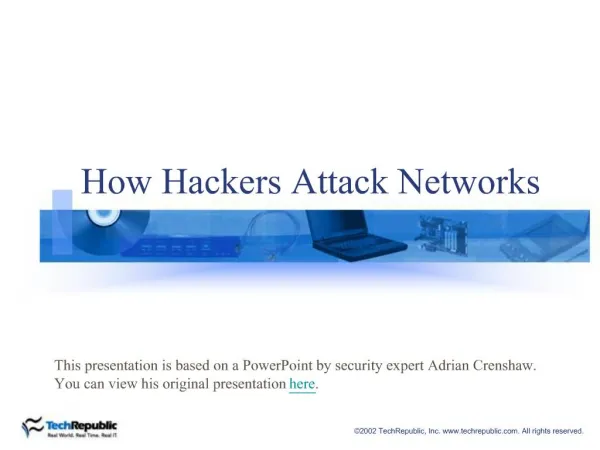 How Hackers Attack Networks