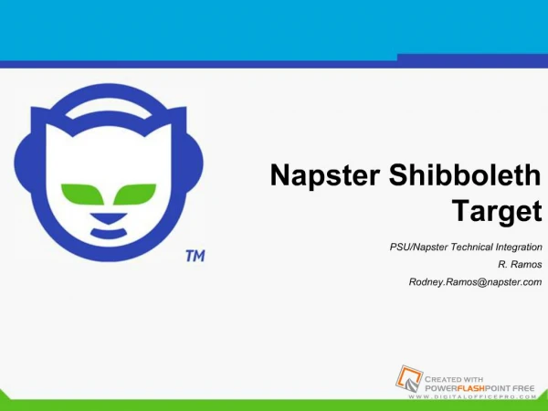 Napster Shibboleth Target