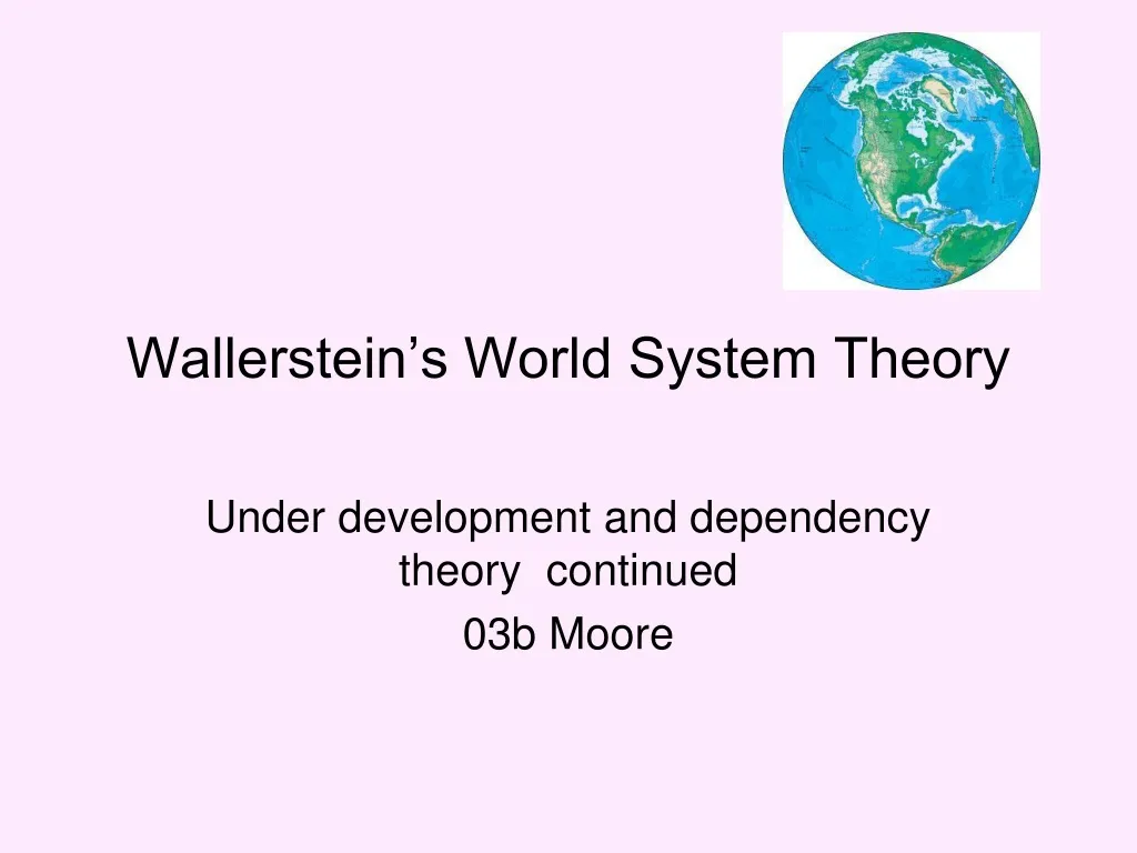 wallerstein s world system theory