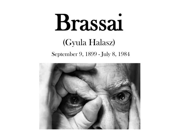 Brassai (Gyula Halasz)
