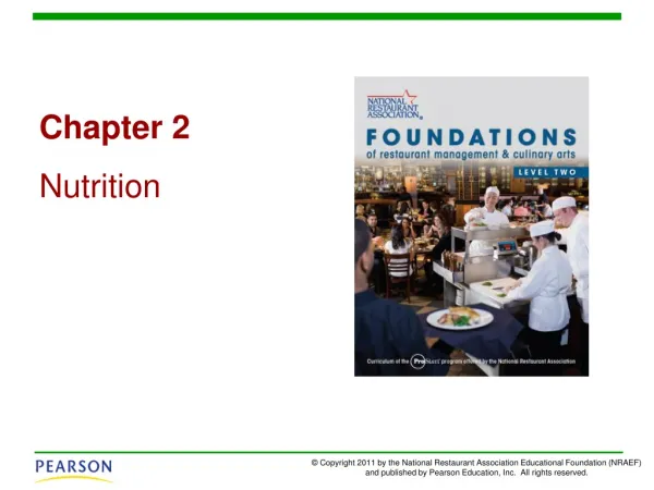 Chapter 2 Nutrition