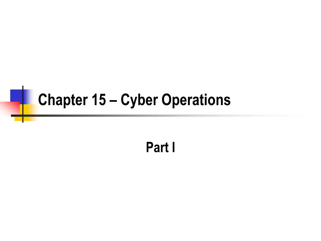 chapter 15 cyber operations