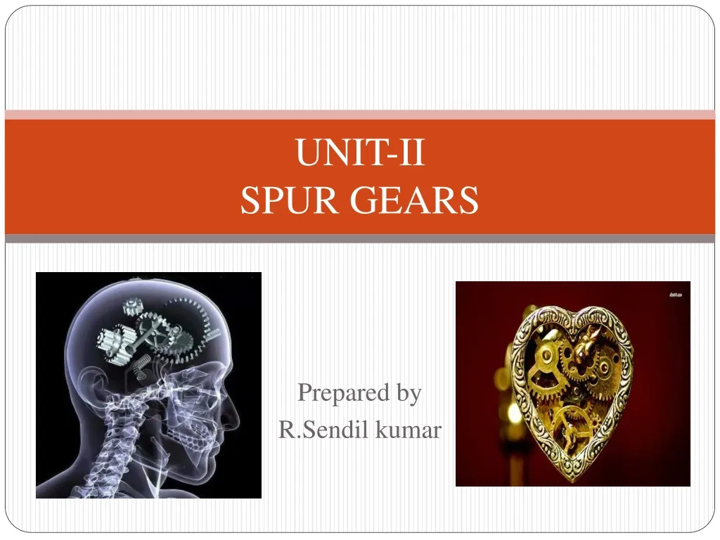 unit ii spur gears