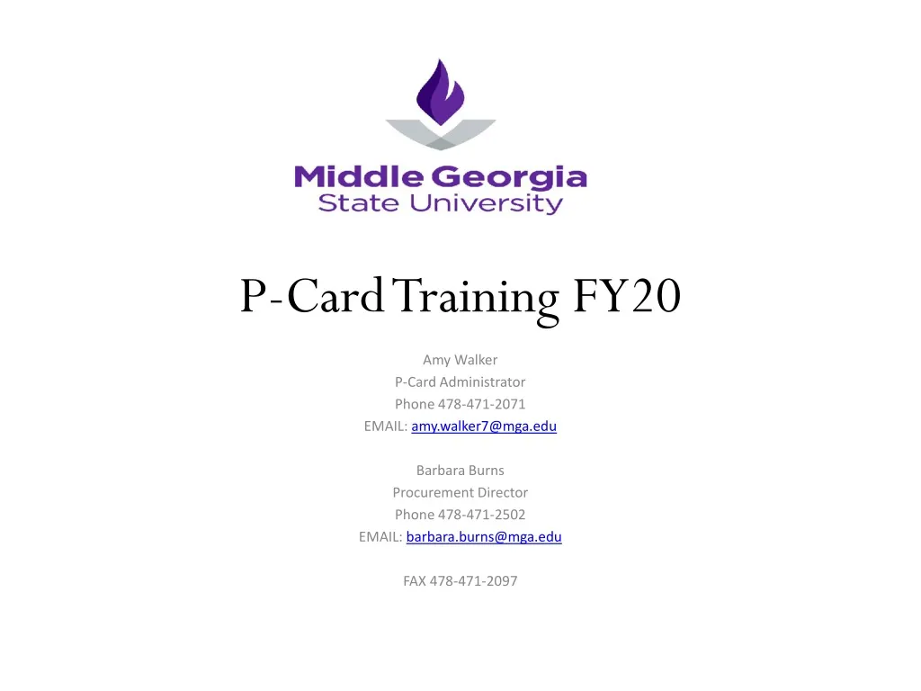 p card training fy20