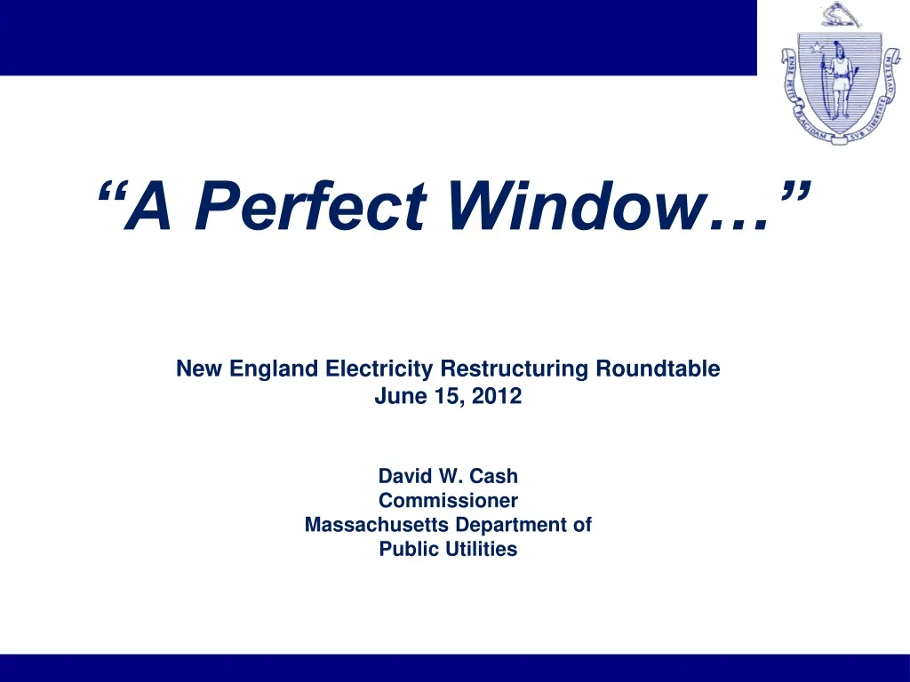 a perfect window new england electricity