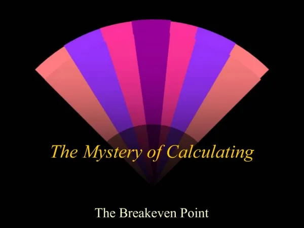 The Mystery of Calculating