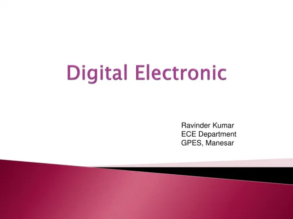 Digital Electronic