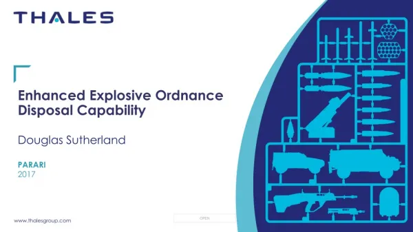 Enhanced Explosive Ordnance Disposal Capability Douglas Sutherland