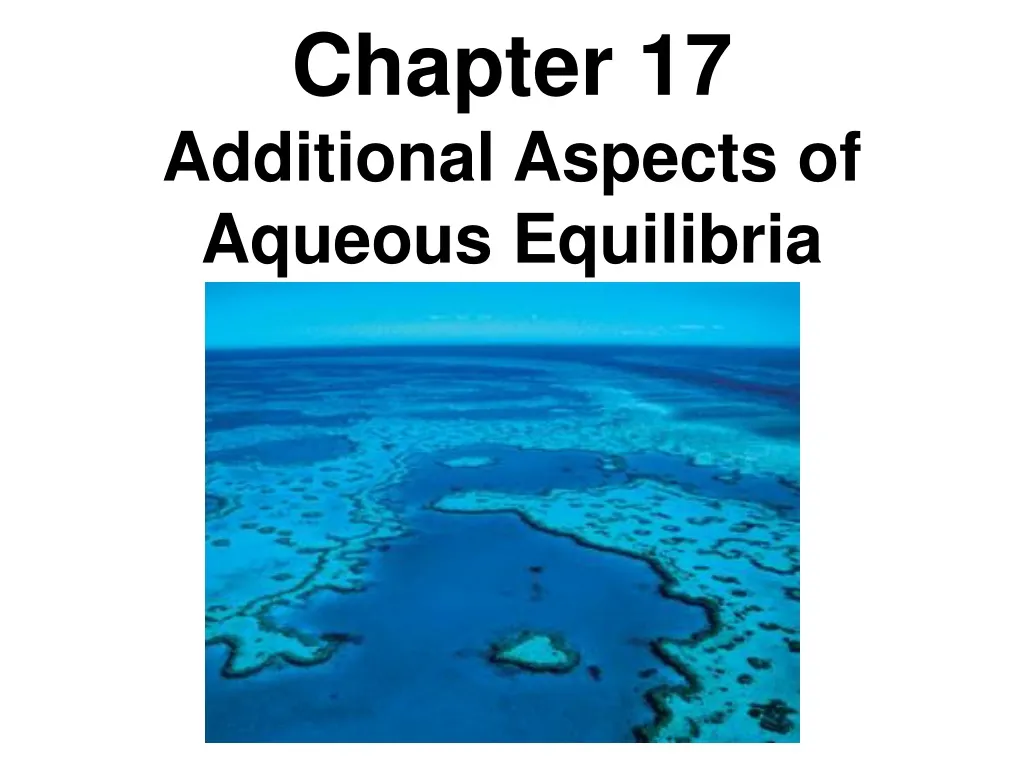 chapter 17 additional aspects of aqueous