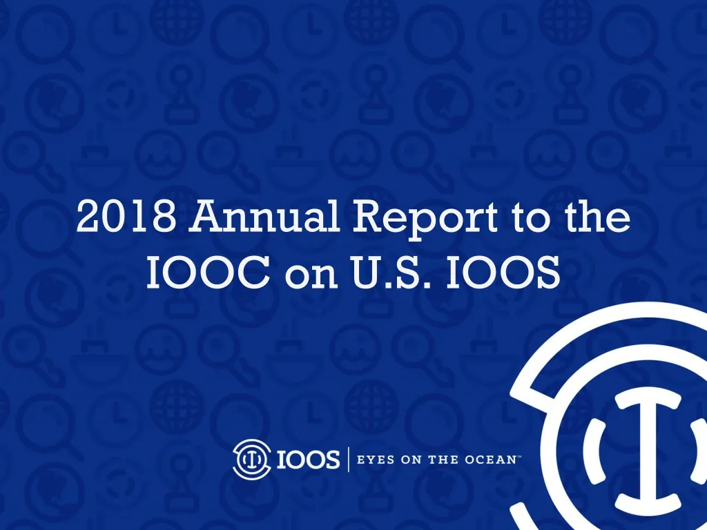 2018 annual report to the iooc on u s ioos