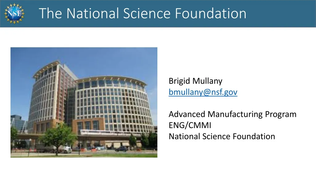 the national science foundation