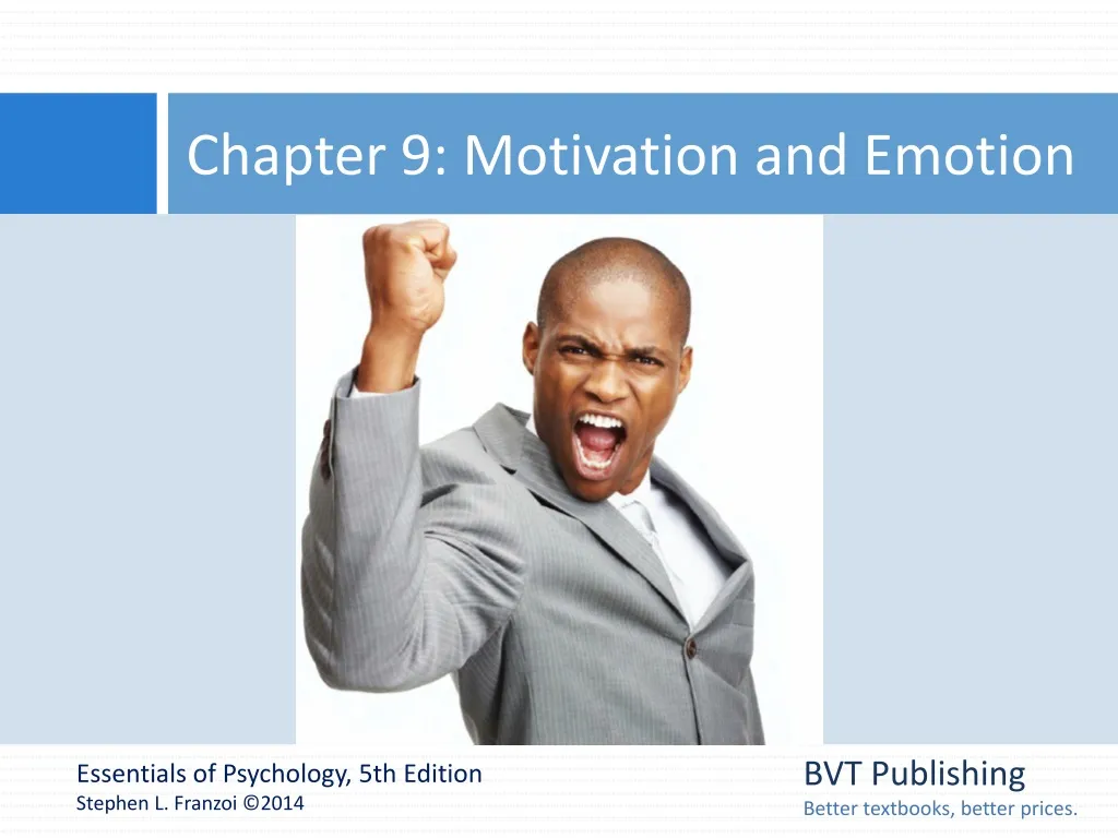 chapter 9 motivation and emotion