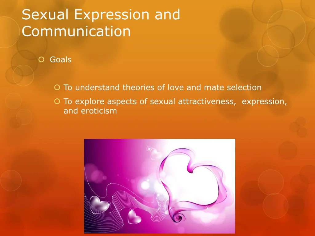 sexual expression and communication