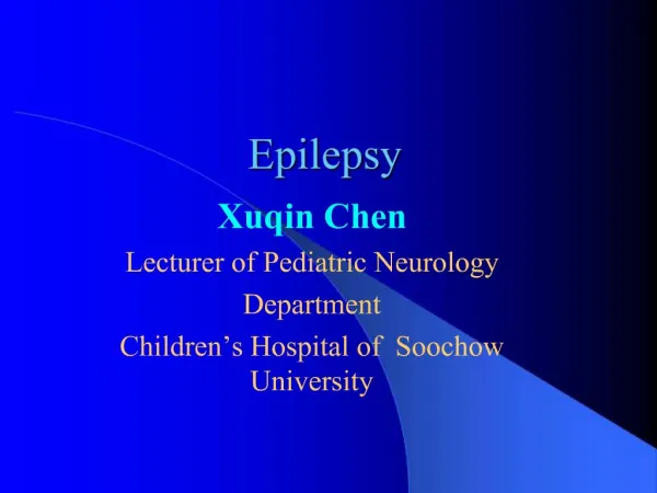 Epilepsy