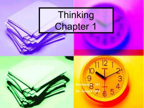 Thinking Chapter 1