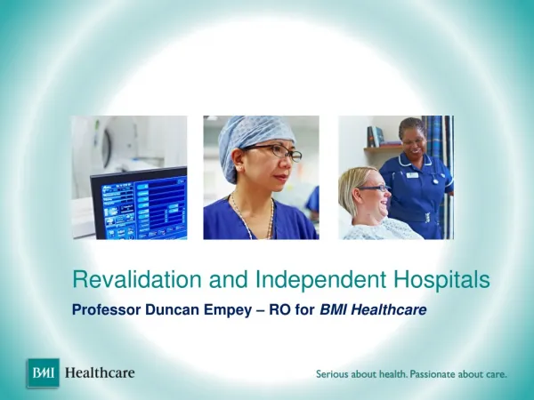 Revalidation and Independent Hospitals