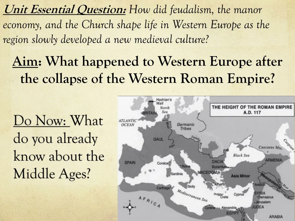 aim what happened to western europe after the collapse of the western roman empire