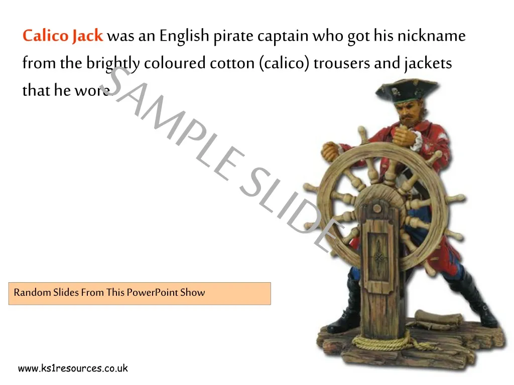 calico jack was an english pirate captain