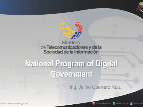 National Program of Digital Government
