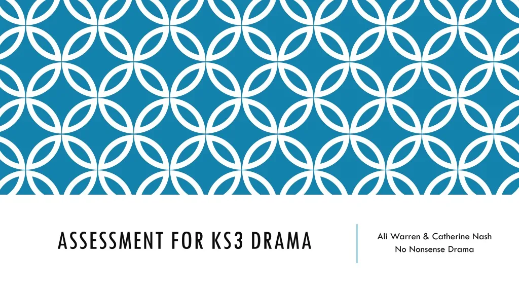 assessment for ks 3 drama