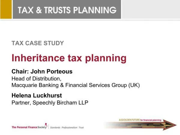 Inheritance tax planning