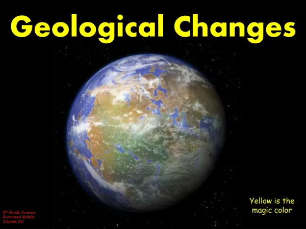 Geological Changes