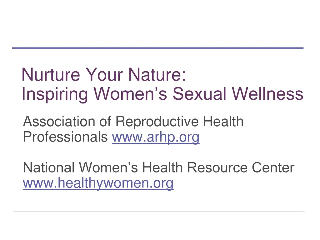 nurture your nature inspiring women s sexual wellness
