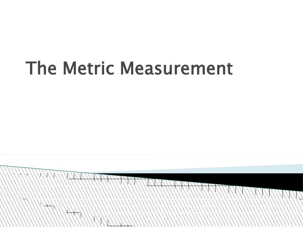 the metric measurement