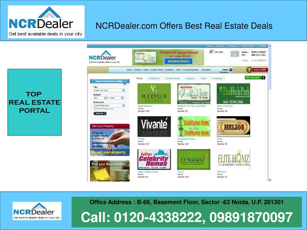 ncrdealer com offers best real estate deals