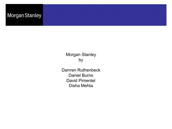 Morgan Stanley by