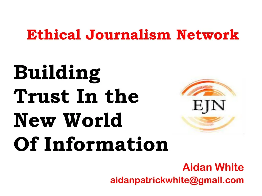 ethical journalism network
