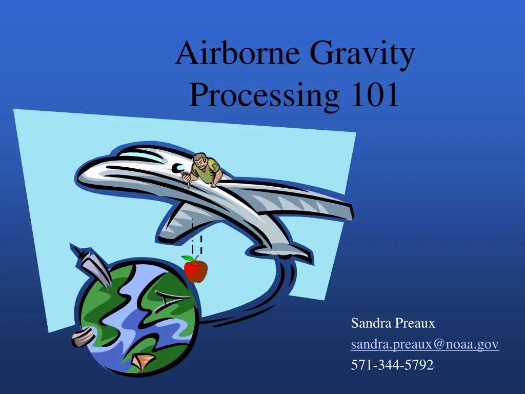 airborne gravity processing 101