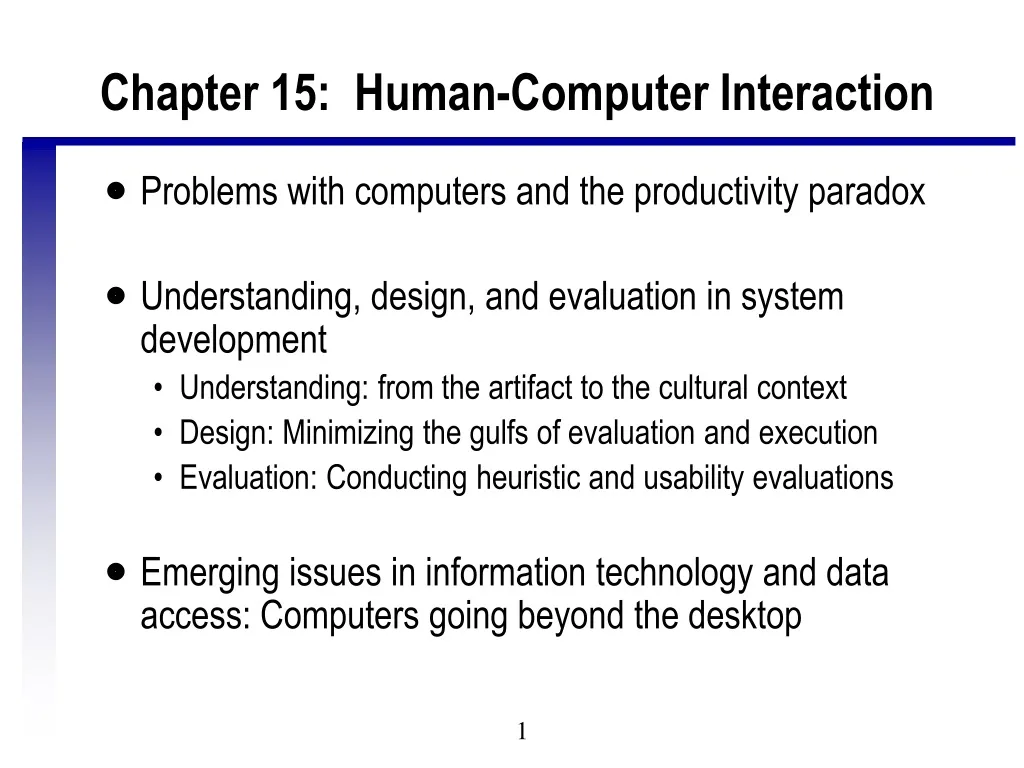 chapter 15 human computer interaction