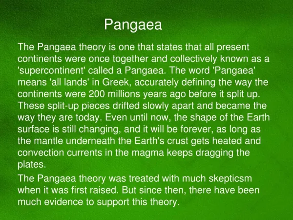 Pangaea