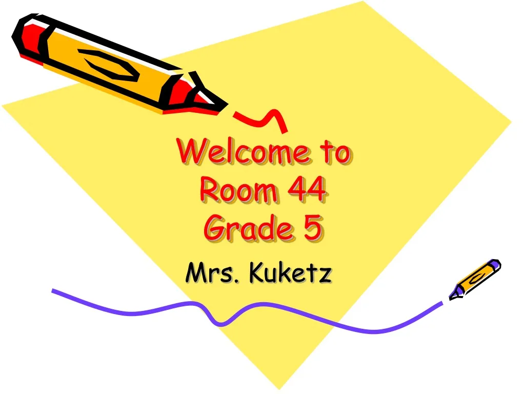 welcome to room 44 grade 5