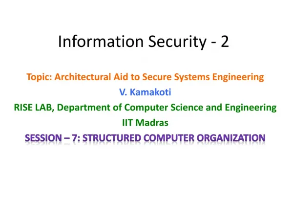 Information Security - 2