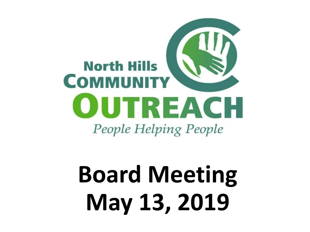 board meeting may 13 2019