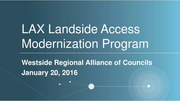 LAX Landside Access Modernization Program