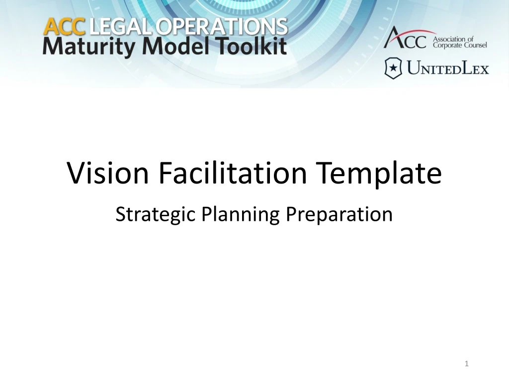vision facilitation template