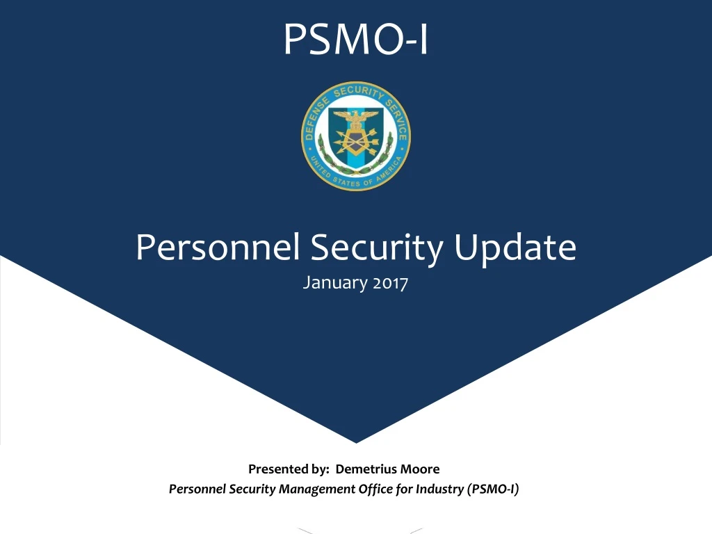 personnel security update january 2017