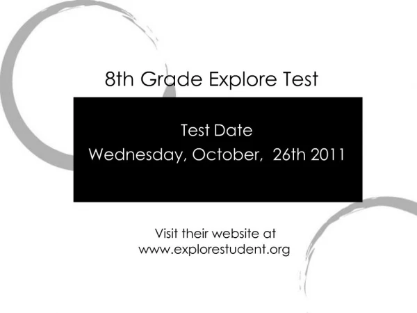 8th Grade Explore Test