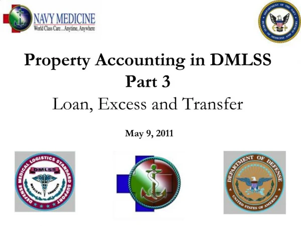Property Accounting in DMLSS Part 3 Loan, Excess and Transfer