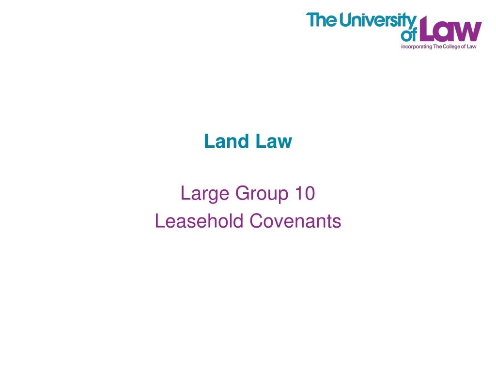 land law