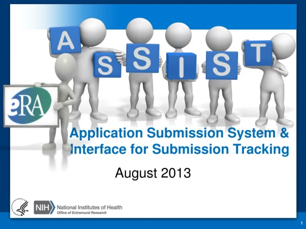 Application Submission System &amp; Interface for Submission Tracking